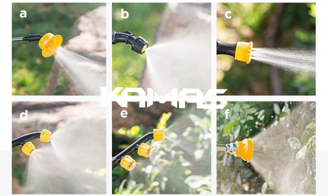 Chế độ phun được tặng kèm đầy đủ khi mua bình phun điện KAMAS M9