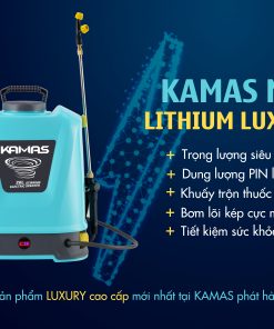 Bình phun khuấy thuốc KAMAS M9 LITHIUM LUXURY siêu nhẹ
